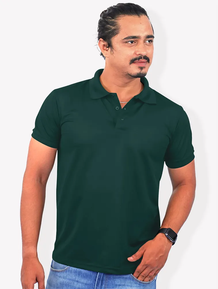 Green Dri Fit Mars Polo Half Sleeve 200GSM Tshirts