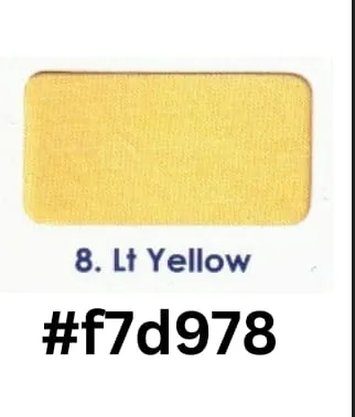 Light Yellow Cotton Round Neck 180GSM Half Sleeve T-shirts