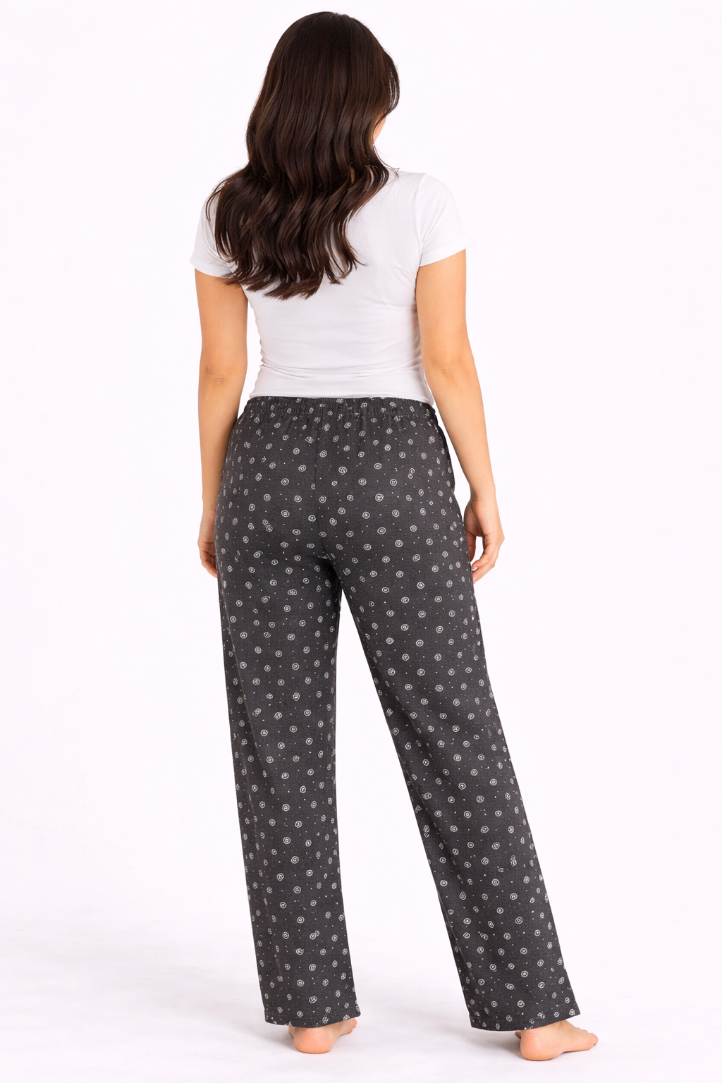 Antra Melange Womens Printed Polycotton 120 GSM Lounge Pant 