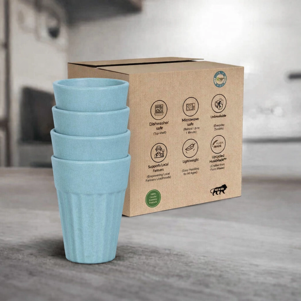 Aqua Mini HuskChai Cup(Pack of 4)