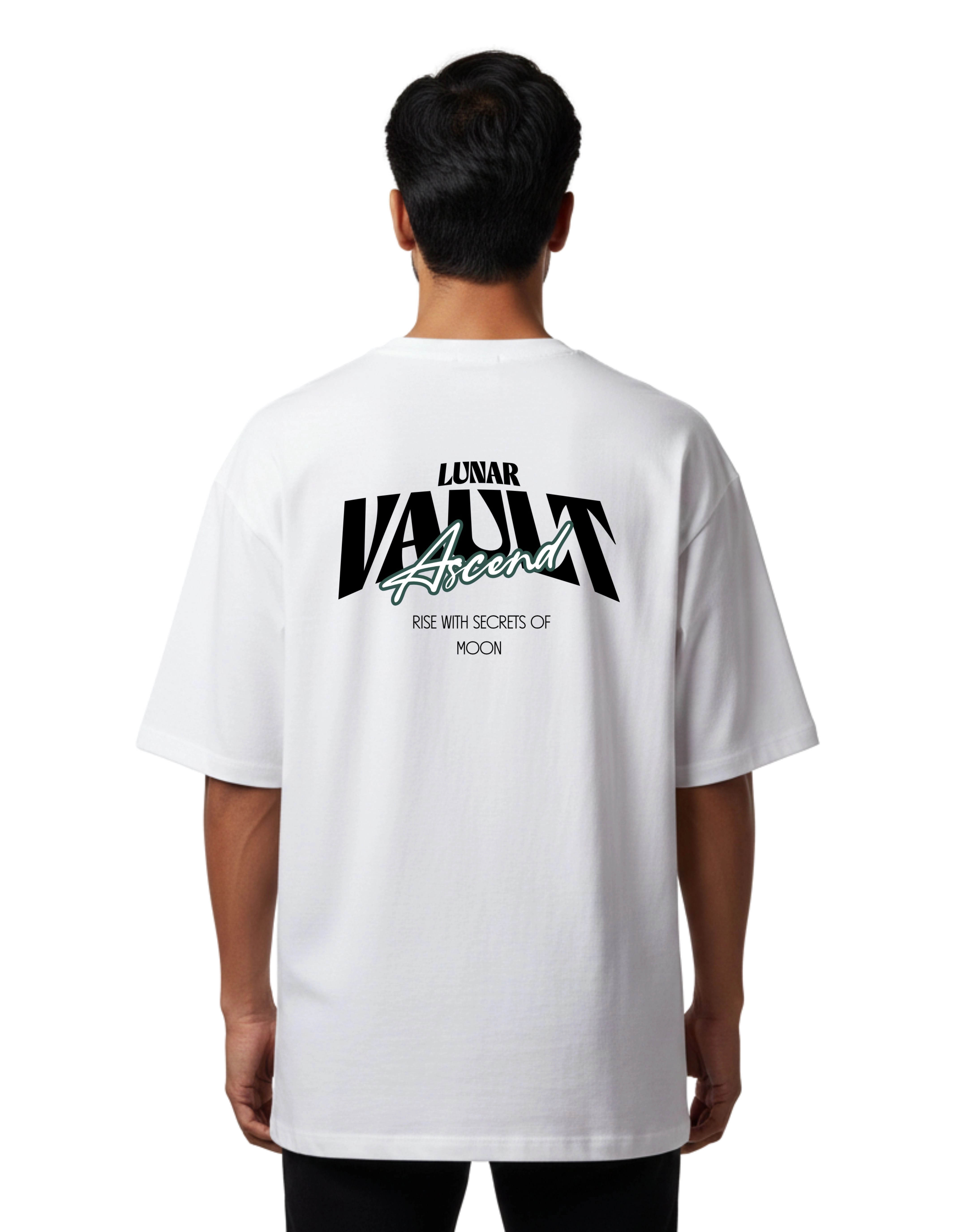 Arcveil Oversized Cotton French Terry T-Shirt 240 GSM White