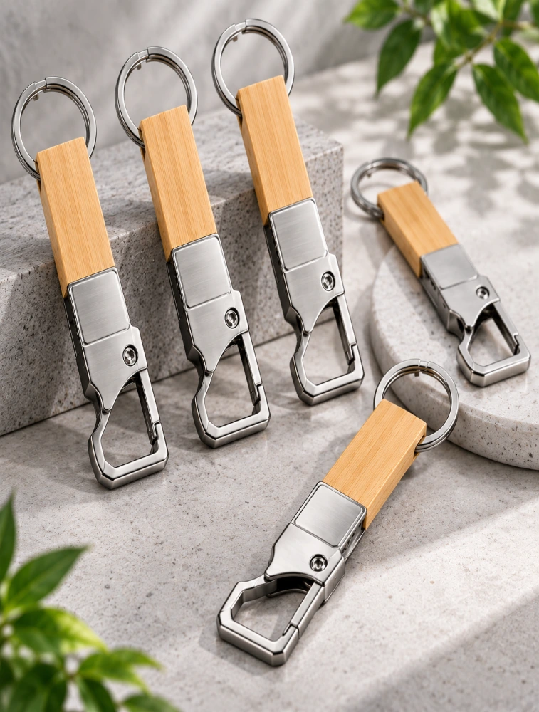 Bamboo Opener Premium Key chain Pack of 5