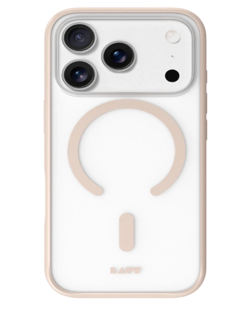 Beige HUEX PROTECT Case For iPhone 17 Pro Max