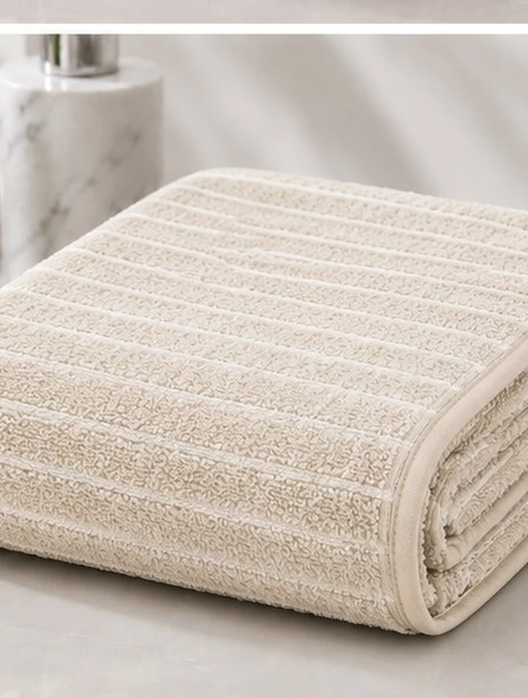 Beige Habitude PureSoft Microfiber Bath Towel
