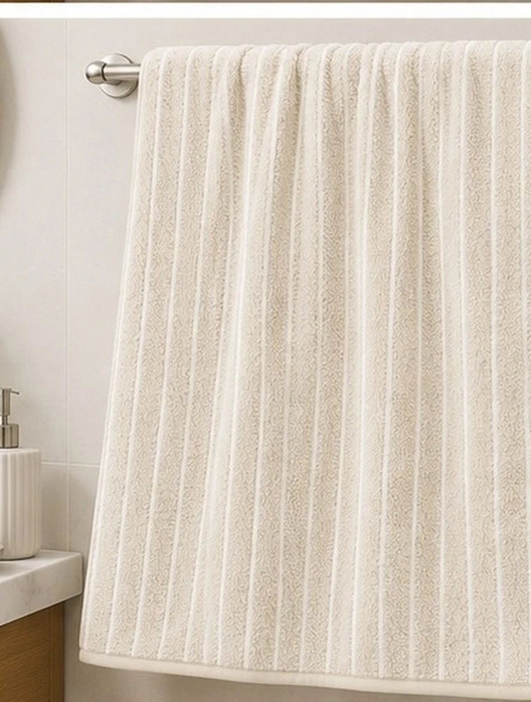 Beige Habitude PureSoft Microfiber Bath Towel