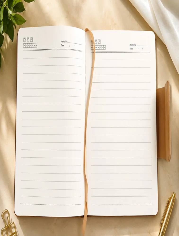 Beige Textured with Metal  Closure Dairy — bulk from ₹321