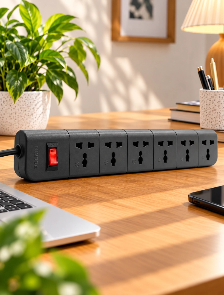 Belkin 6 Outlet Socket Surge Protector For Home Electronics