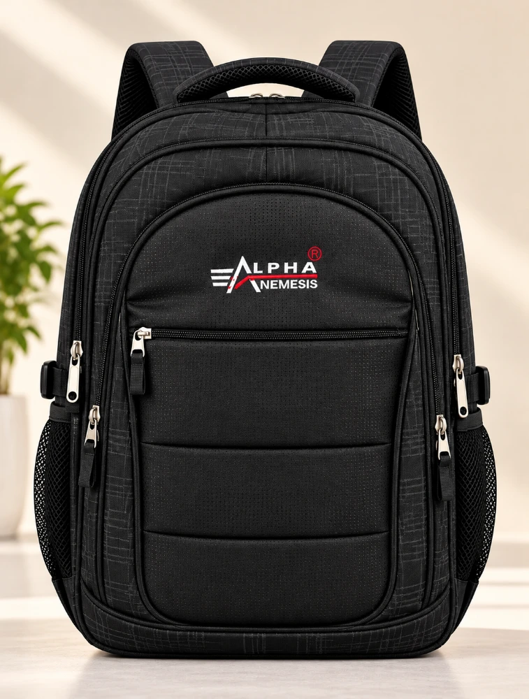 Black Alpha Nemesis Everyday School Backpack