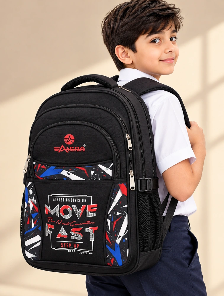 Black Alpha Nemesis Multi Purpose School Backpack