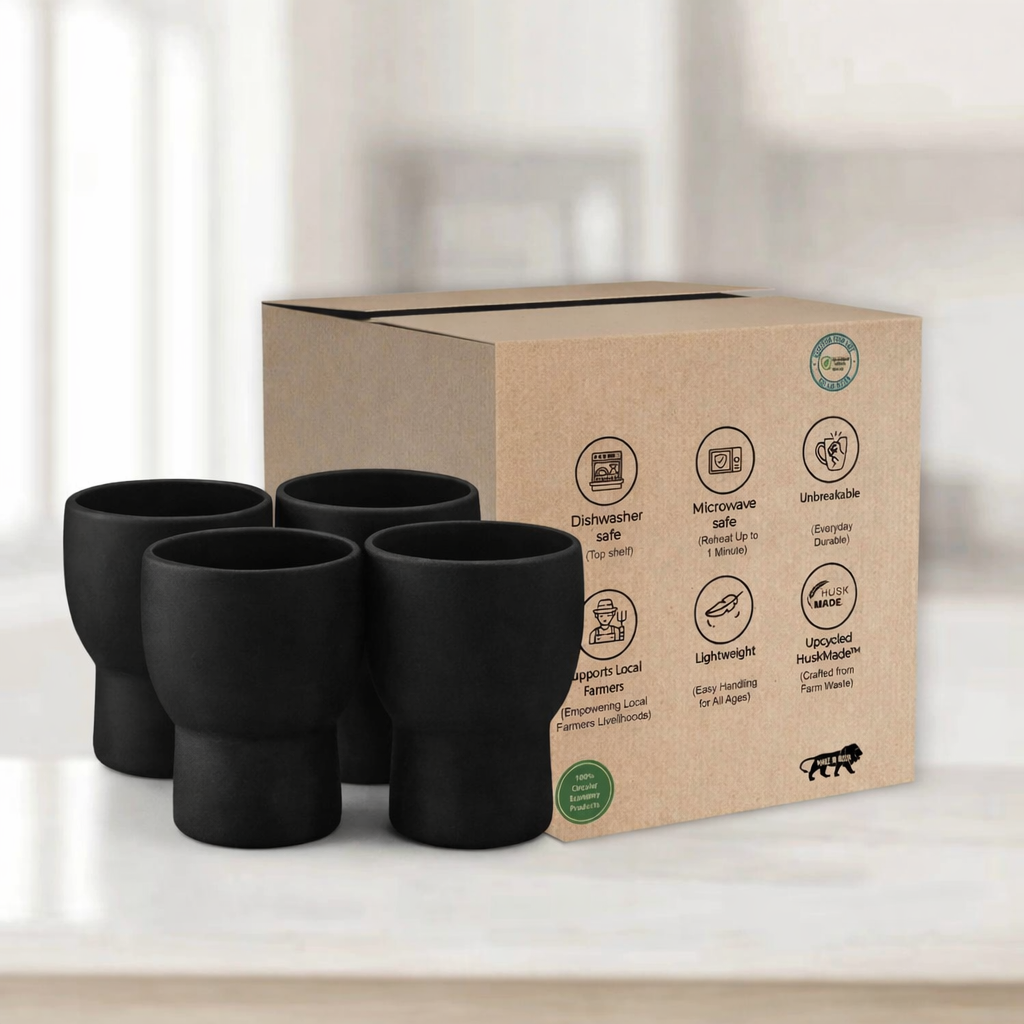 Black Arbor Brew Mugs(Pack of 4)