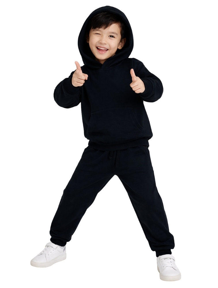 Cotton Fleece Hoodie and Joggers Set 230 GSM