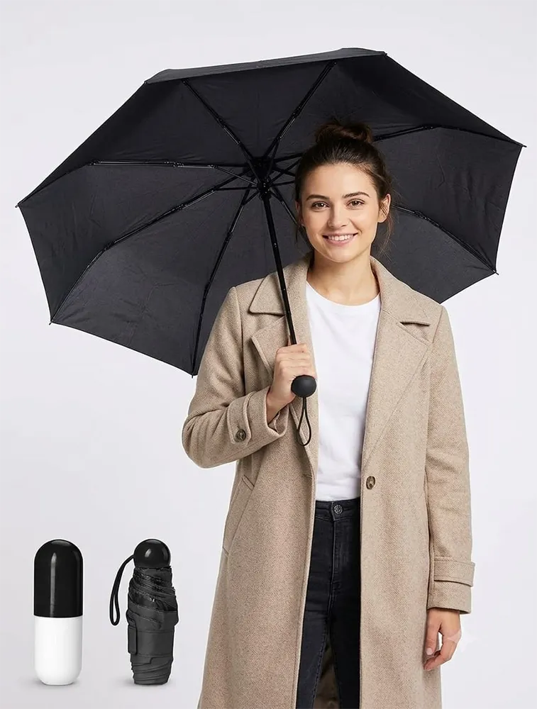Black Classic Capsule Umbrella