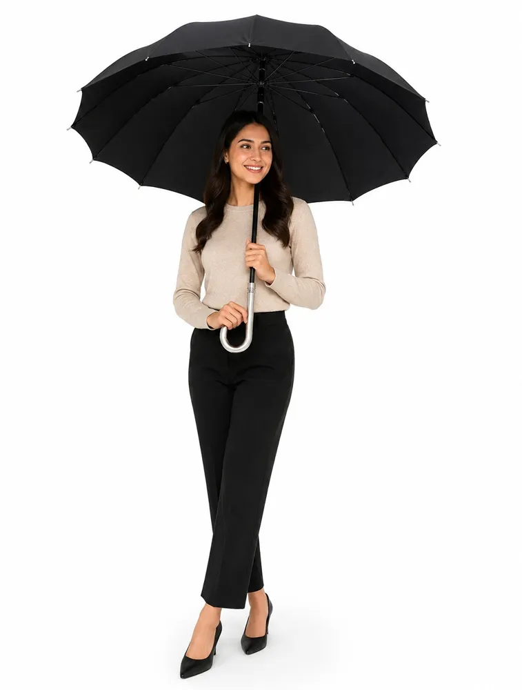 Black Classic Shield Umbrella