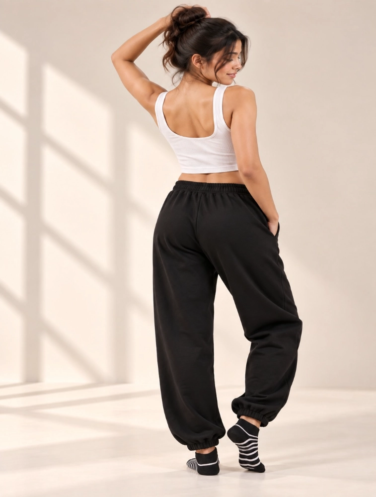 Black Cuddle Up Jogger