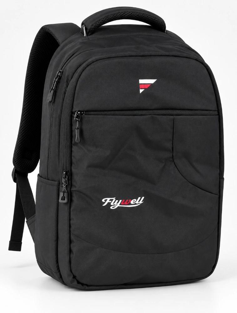 Black Flywell Premium AeroVault Backpack