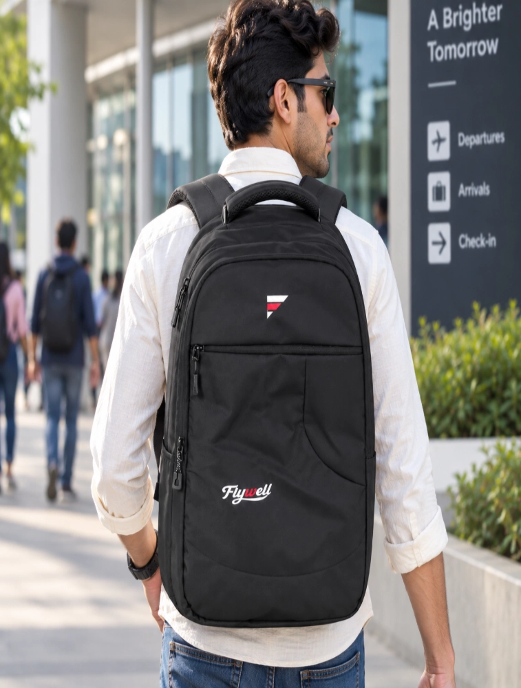 Black Flywell Premium AeroVault Backpack