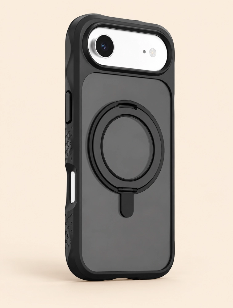 Black LAUT CARBON MATTER Case For iPhone 17 Air