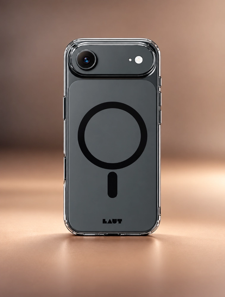 Black LAUT CRYSTAL FLURO Case For iPhone 17 Air 