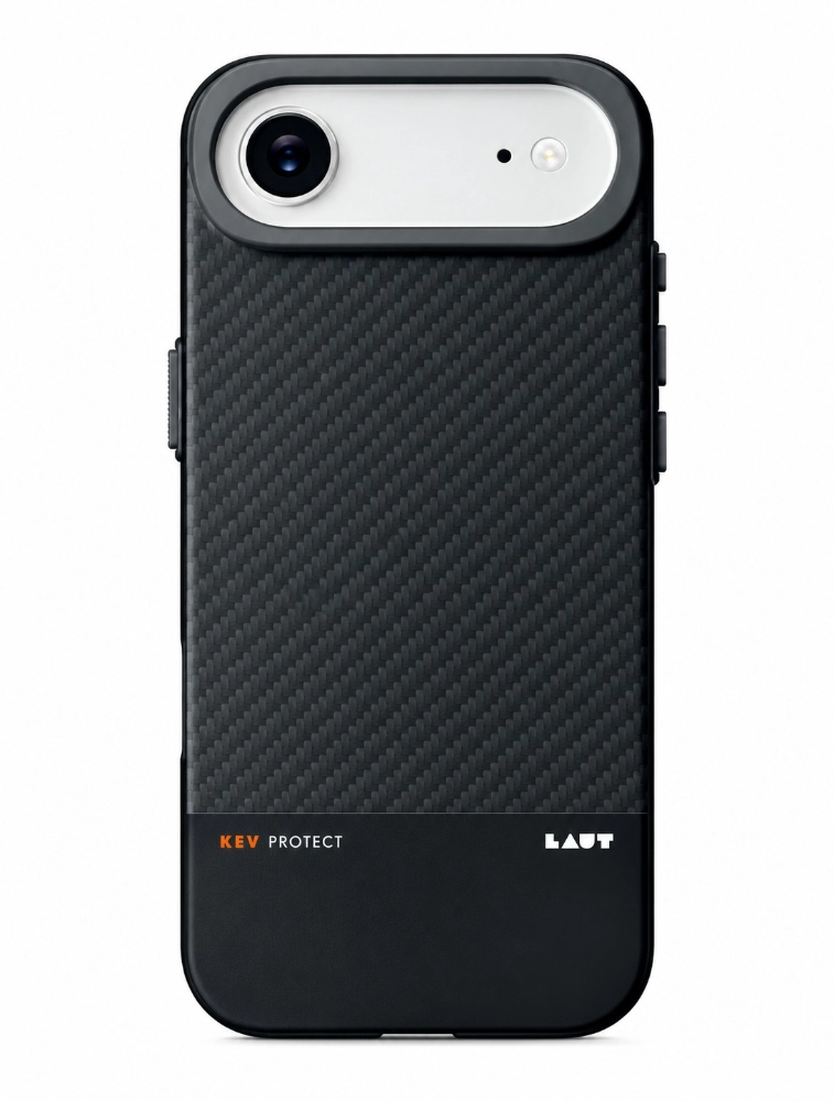 Black LAUT Kev Protect iPhone 17 Air Phone Case