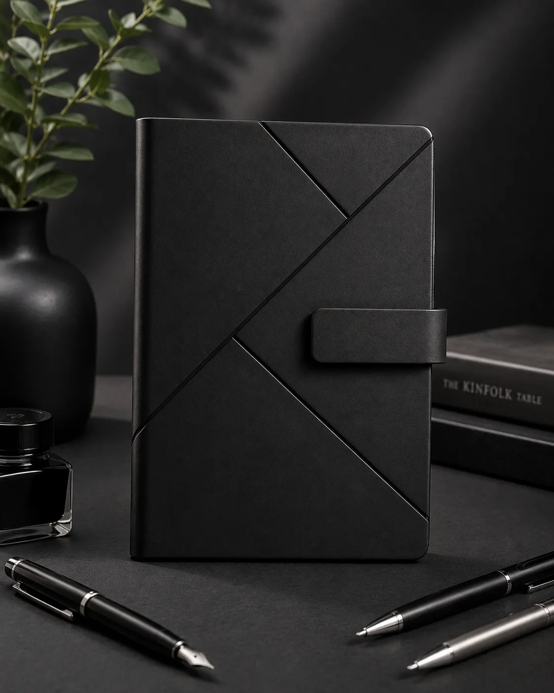 Black Origami Fold Luxe Dairy