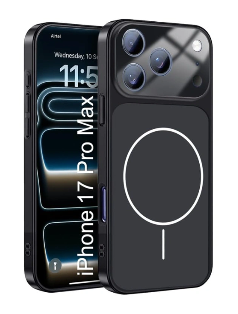 Black Poly Carbonate Converter Case for iPhone 17 Pro Max