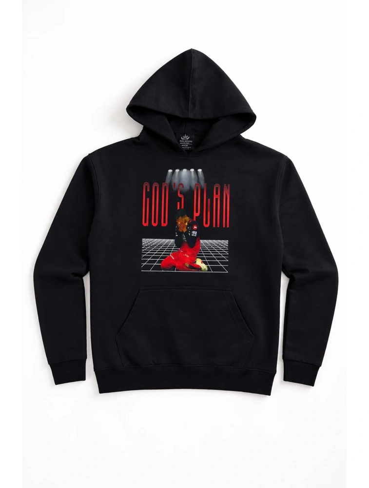 Black Polycotton 240GSM Hoodies without zipper