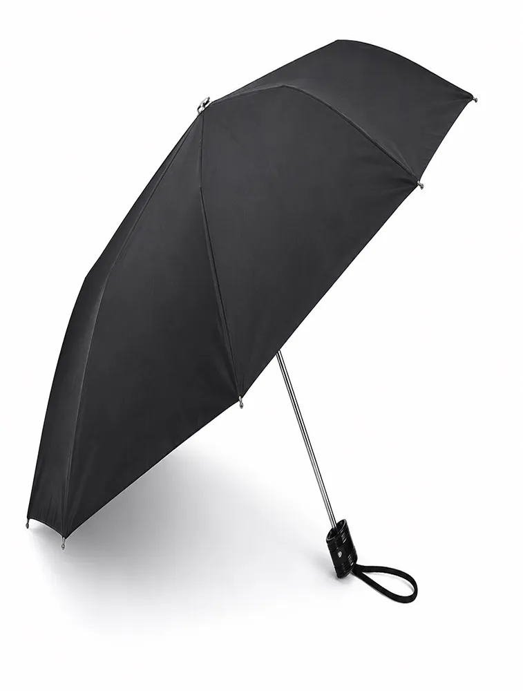Black Portable 3 Fold Umbrella