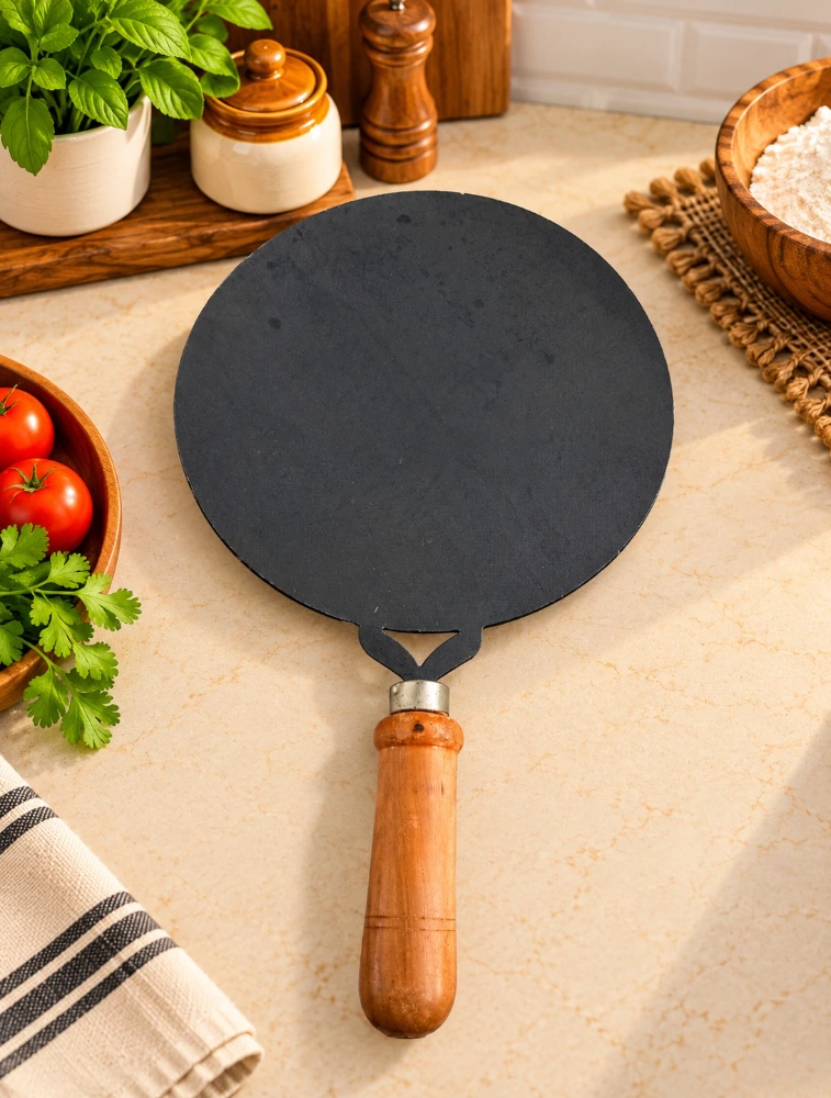 Black Premium Iron Tawa Cooking Collection