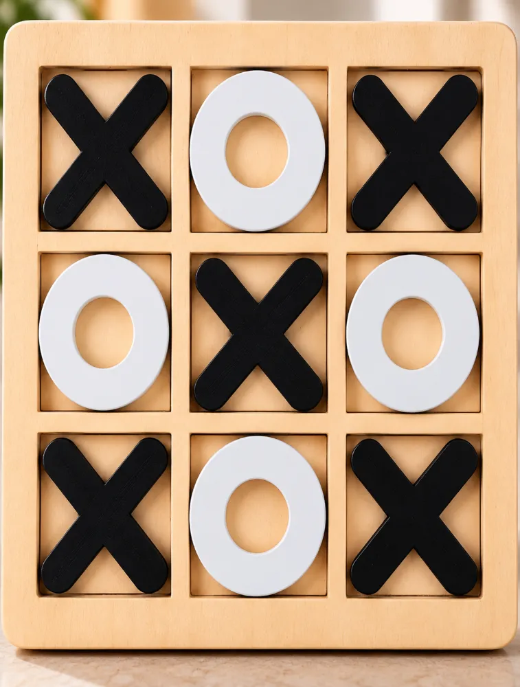 Black Smart XO Brain Game