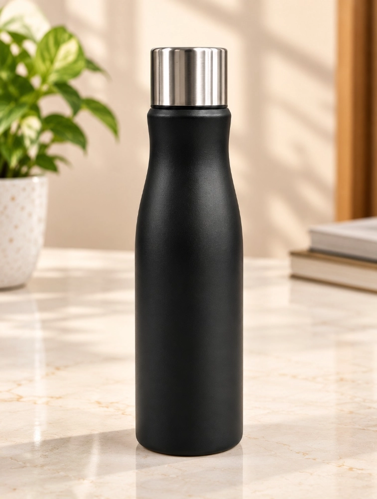 Black Stainless Steel Water Bottle