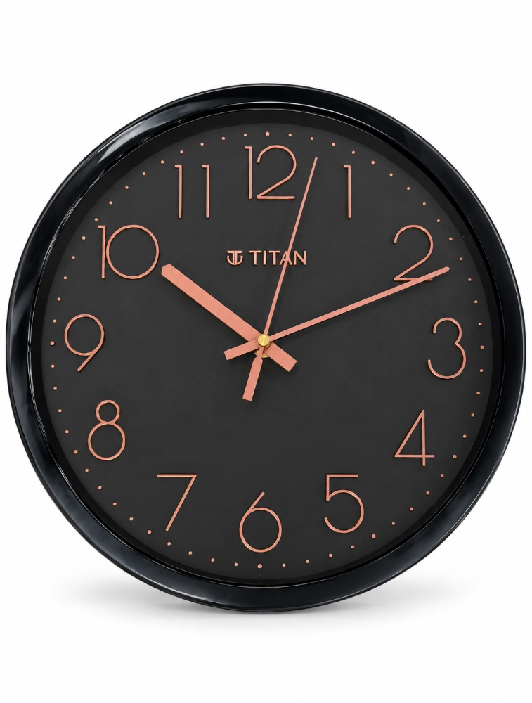 Black Titan Luxury Designer Wall Clock