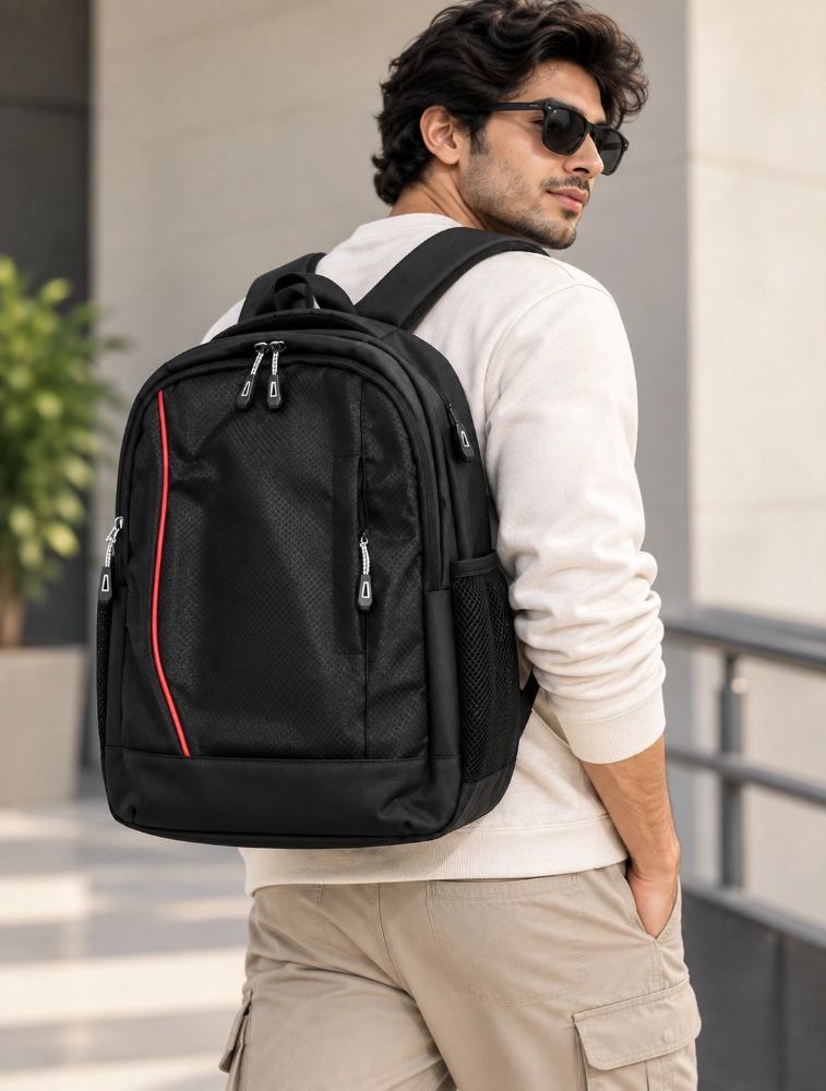 Black UrbanEdge Laptop Backpack