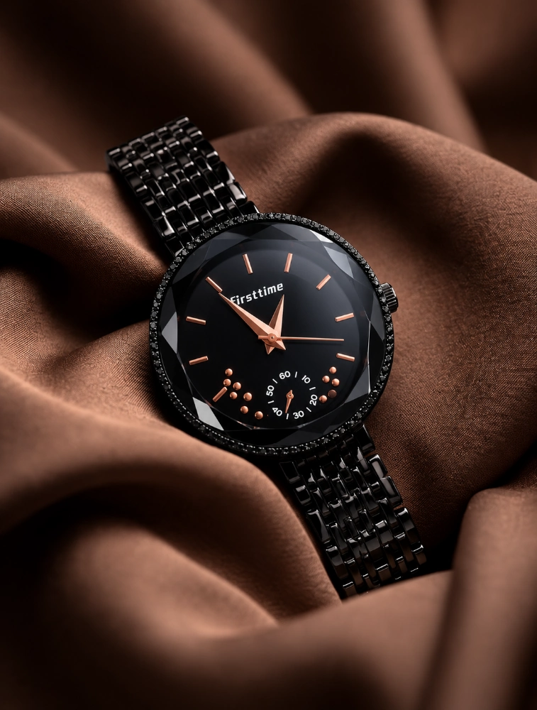 Black Womens Radiance Analog Watch