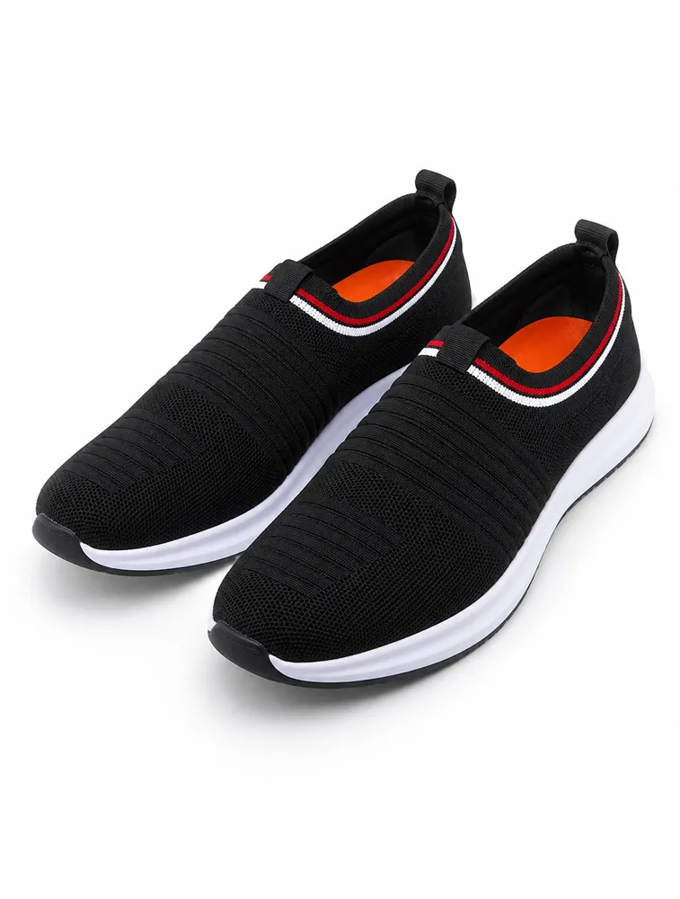 Black and Red Unisex Steel Toe Safety Shoes
