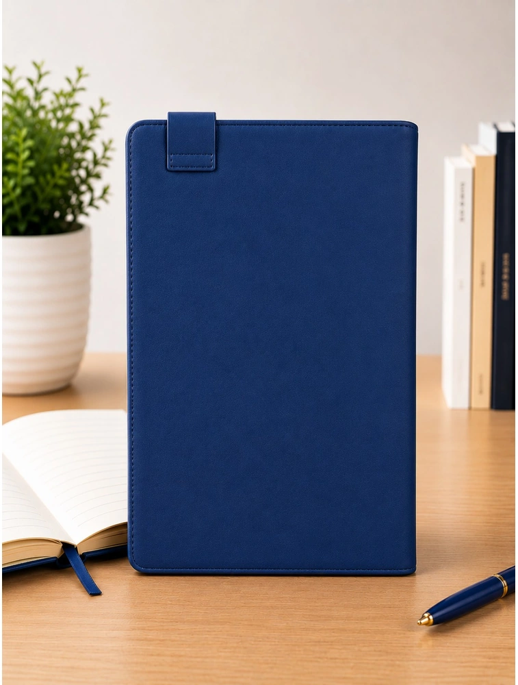 Blue Single Line Half Textured with Round  Dial  at Top Dairy