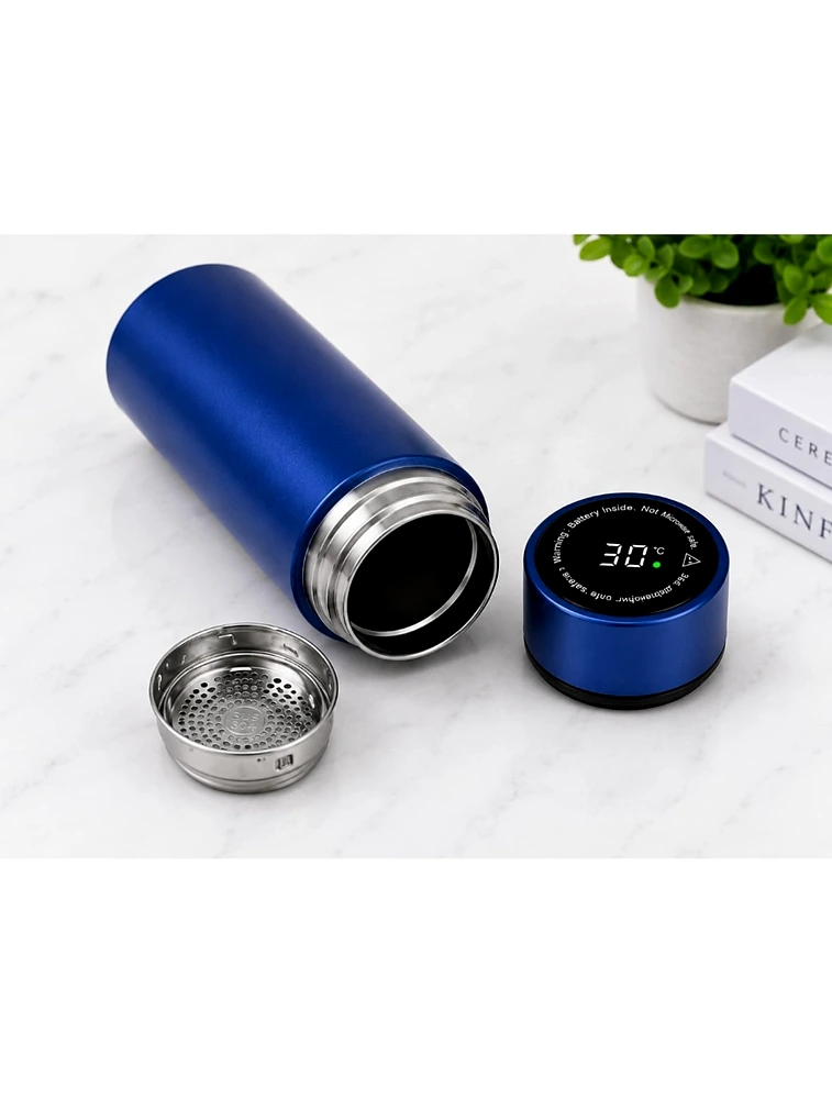 Blue Smart Thermos Mug  