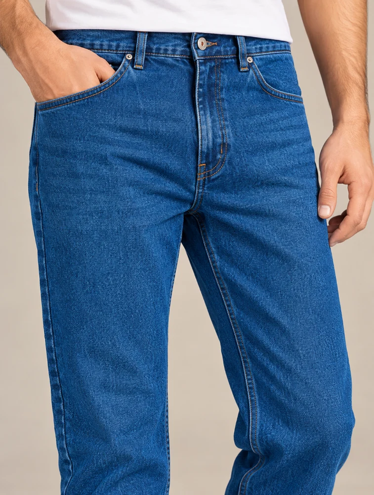 Blue UNIFAB INDIA Men Denim Jean