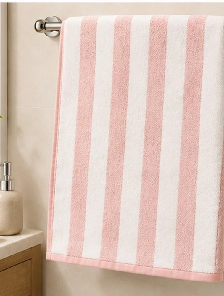 Blush PinkHabitude Microfiber Cozy Touch Premium Bath Towel