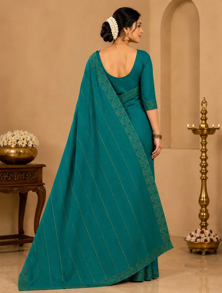 Bottle Green Womens Printed Luxury Arihent Soft Silk Sarees — bulk from ₹1960