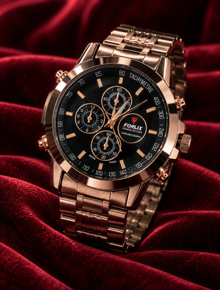 Bronze Classic Chronograph Watch 