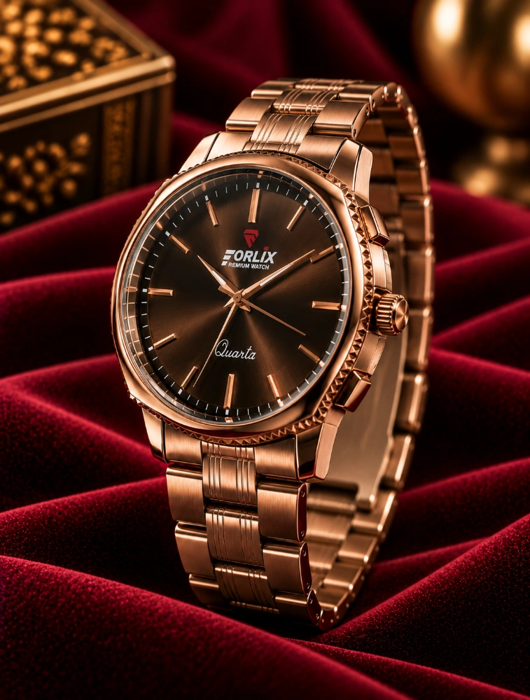 Bronze Mens Forlix Executive Style Watch