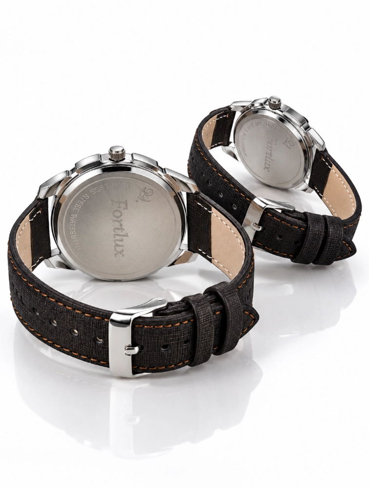 Brown Roman Couples EverDuo Watch Set
