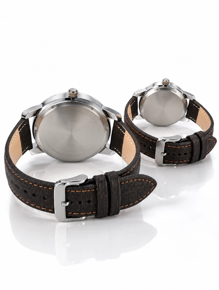 Brown Couples EverDuo Watch Set