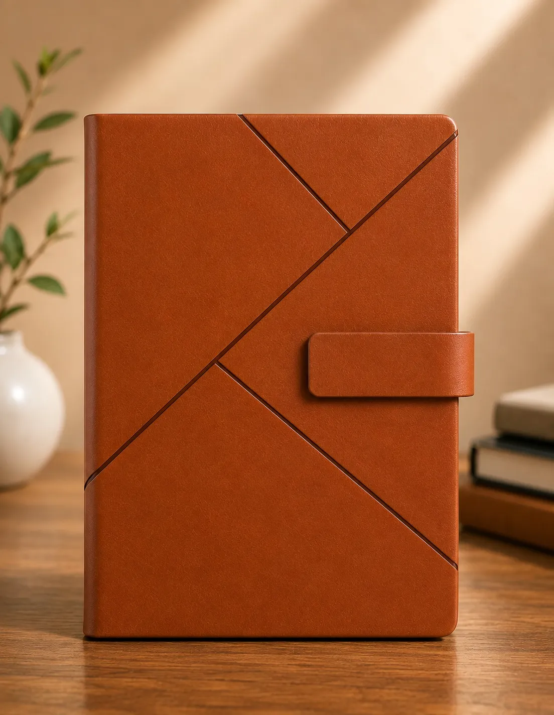 Brown Origami Fold Luxe Dairy