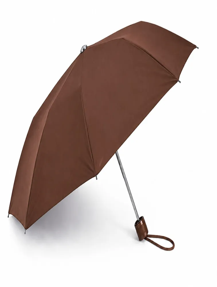 Brown Portable 3 Fold Umbrella