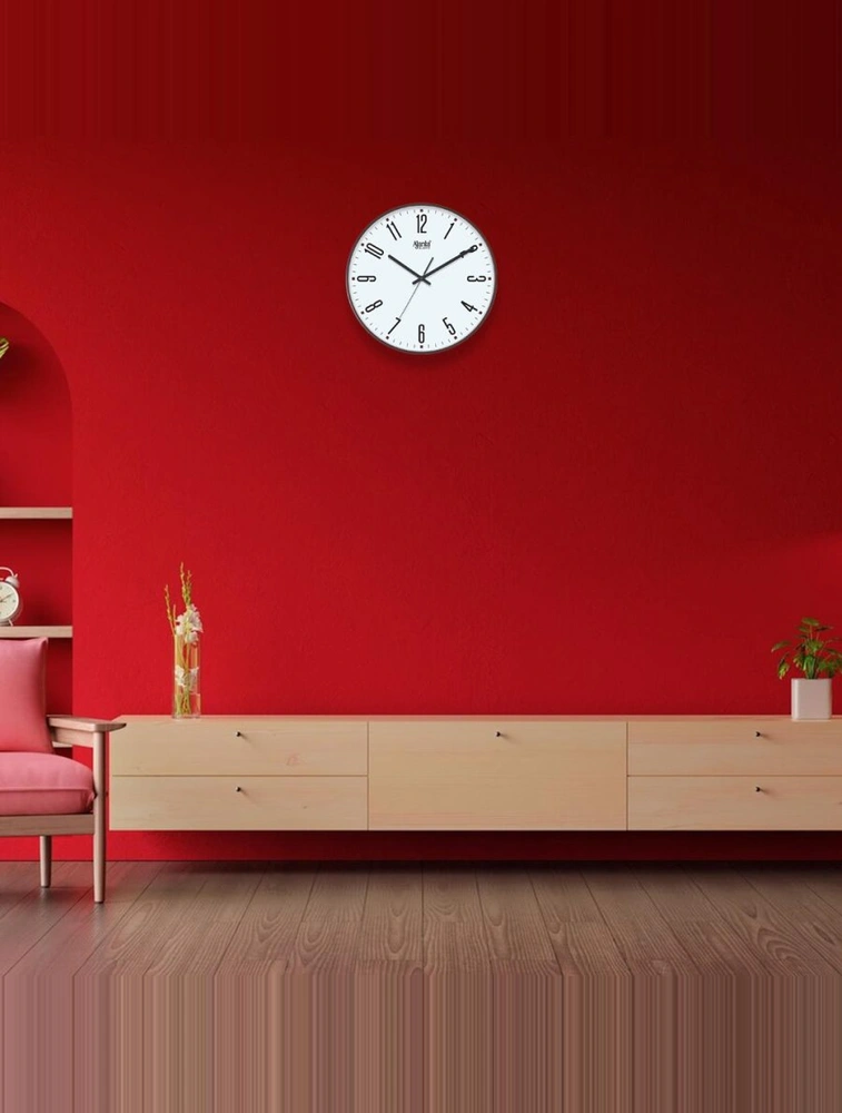 Brown Simple Wall Clock 9067