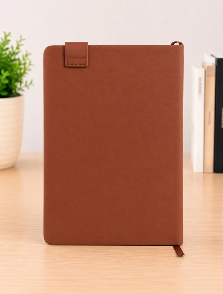 Brown Single Line Half Textured with Round  Dial  at Top Dairy