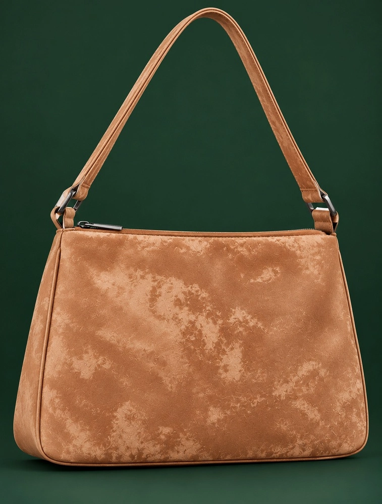 Brown Stylish Tote PU Leather Handbag for Women