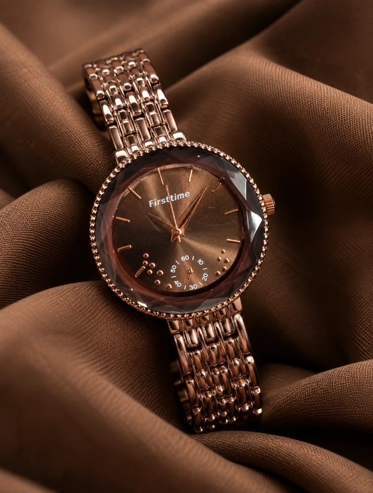 Brown Womens Radiance Analog Watch