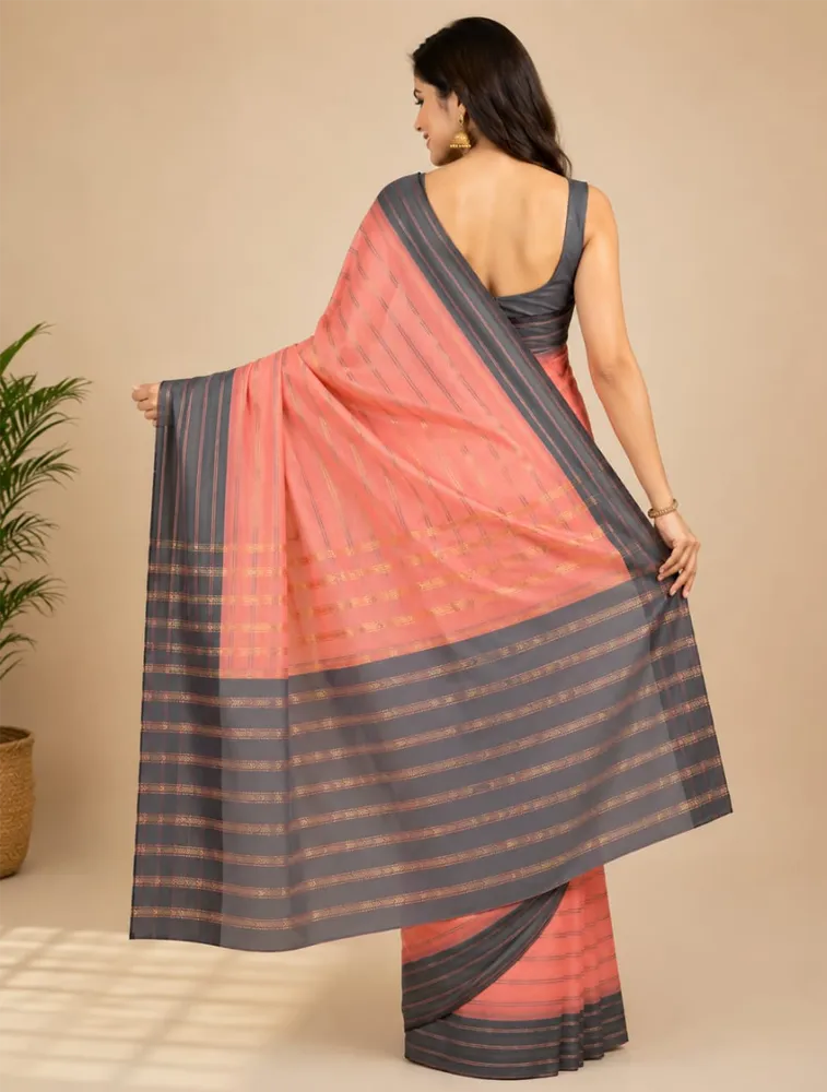 Bubblegum Pink Womens Printed Luxury Kanchi Soft Silk — bulk from ₹2273